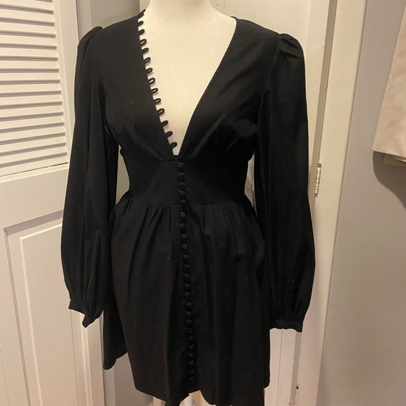 Reformation Dresses & Skirts - Elegant Black Long Sleeve Dress Caitie Dress
